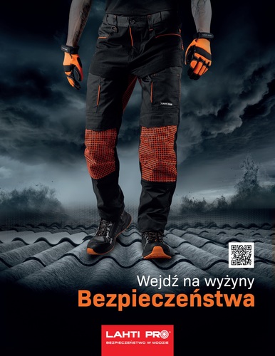 Spodnie Dekarskie LAHTI PRO z główną nagrodą DOBRY WZÓR 2025